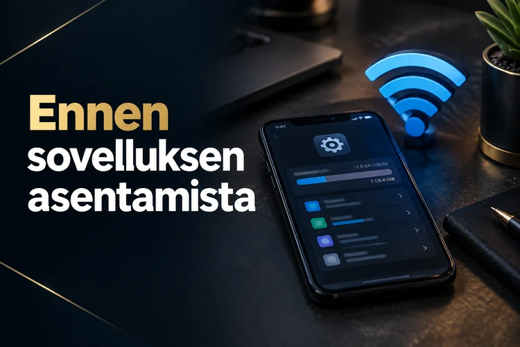 Ennen sovelluksen asentamista