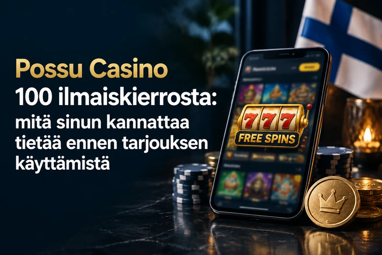 Possu Casino 100 ilmaiskierrosta: mitä sinun kannattaa tietää ennen tarjouksen käyttämistä