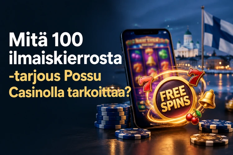 Mitä 100 ilmaiskierrosta -tarjous Possu Casinolla tarkoittaa?