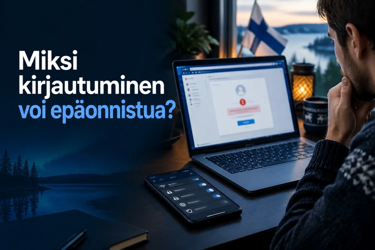 Miksi kirjautuminen voi epäonnistua?