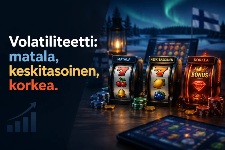 Volatiliteetti: matala, keskitasoinen, korkea