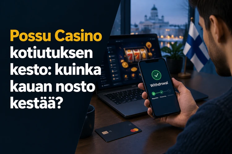 Possu Casino kotiutuksen kesto: kuinka kauan nosto kestää?