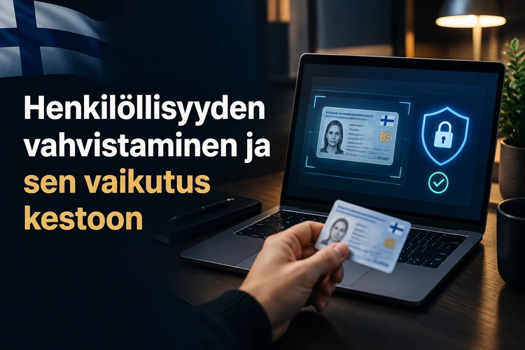 Henkilöllisyyden vahvistaminen ja sen vaikutus kestoon